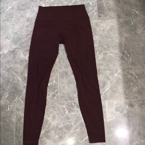 Lululemon Align 28” Maroon